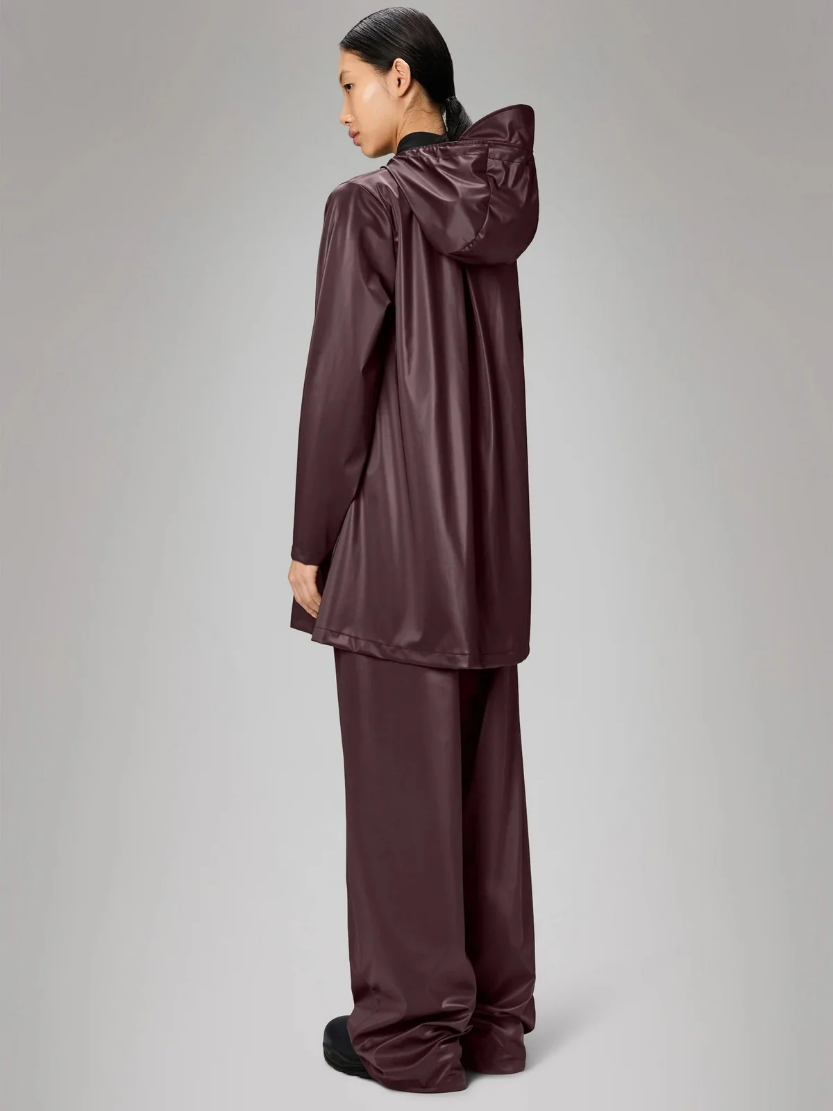 RAINS Giubbino Donna A-line W Jacket W3 18050 129 Depth Depth - Image 4