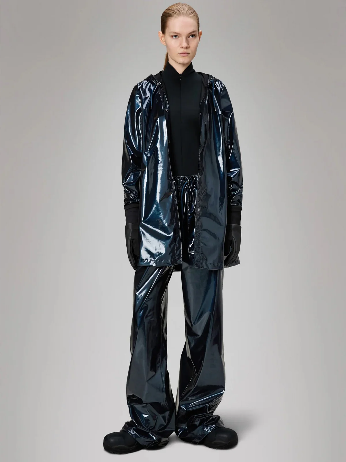 RAINS Giubbino Donna A-line W Jacket W3 18050 130 Spill Spill - Image 3