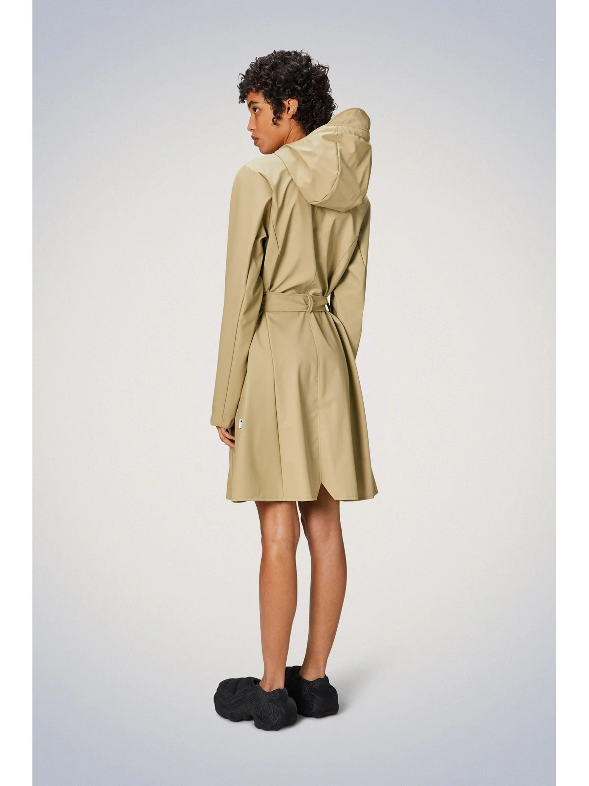 RAINS Giubbino Donna Curve W Jacket W3 18130 24 Sand Beige - Image 3