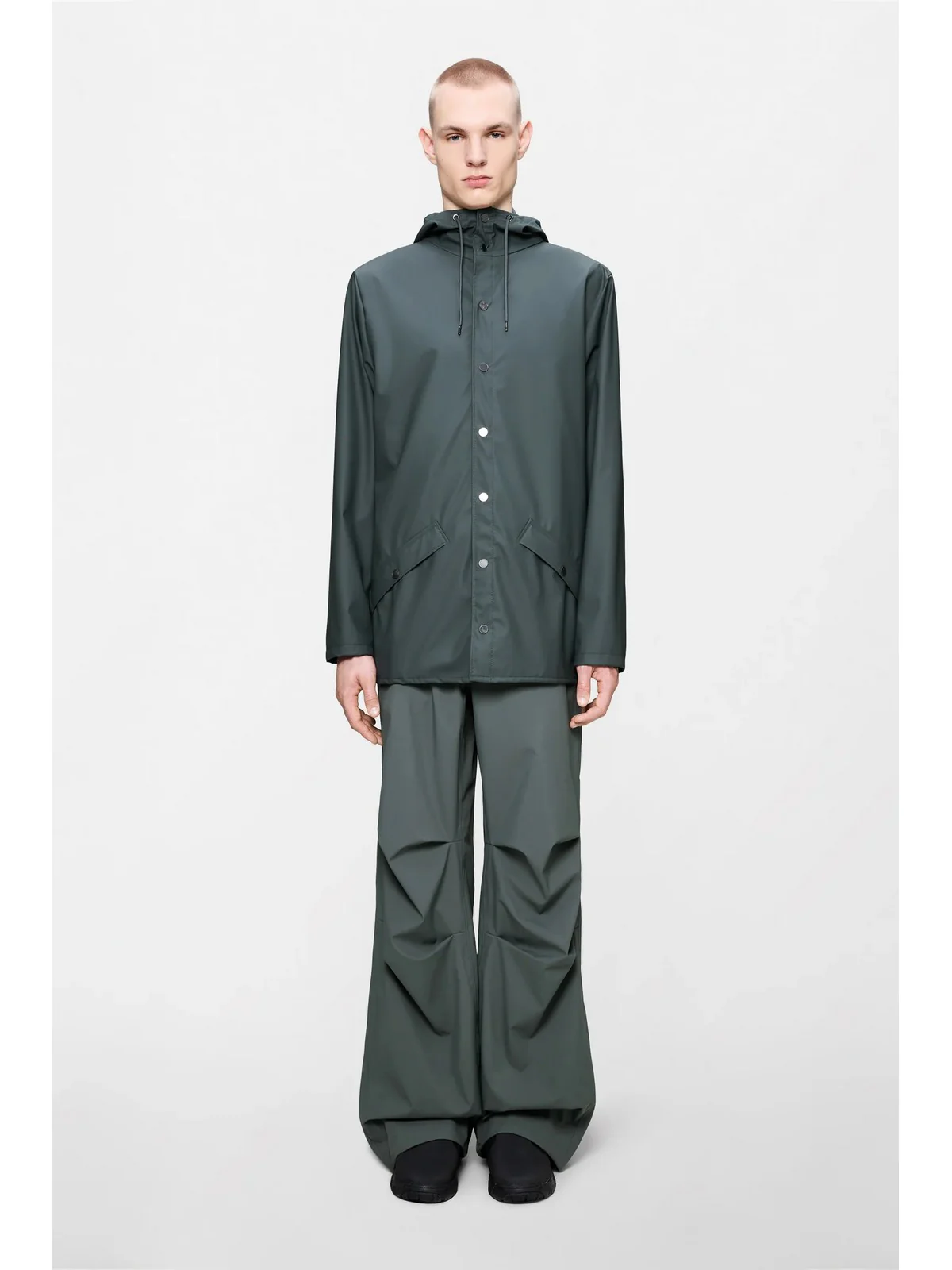 RAINS Giubbino Unisex adulto  12010 153 DARK GREY DARK GREY - Image 5