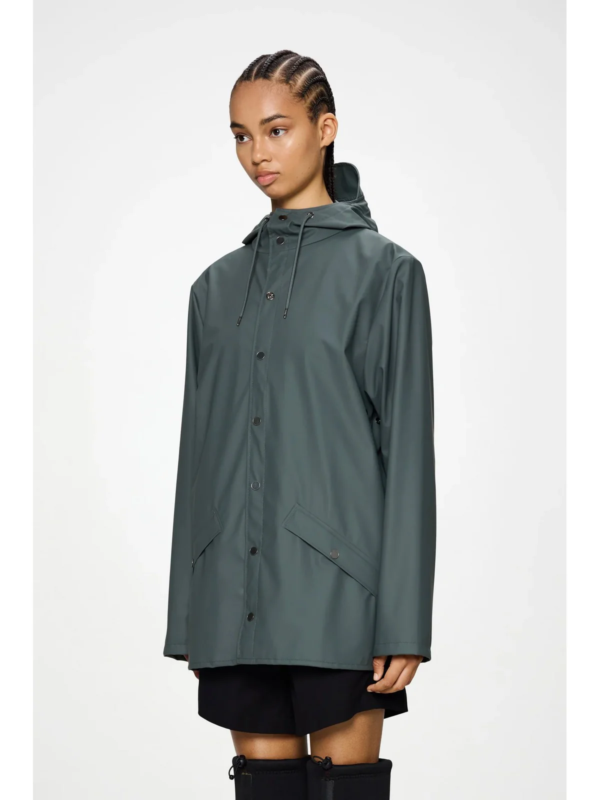 RAINS Giubbino Unisex adulto  12010 153 DARK GREY DARK GREY - Image 6
