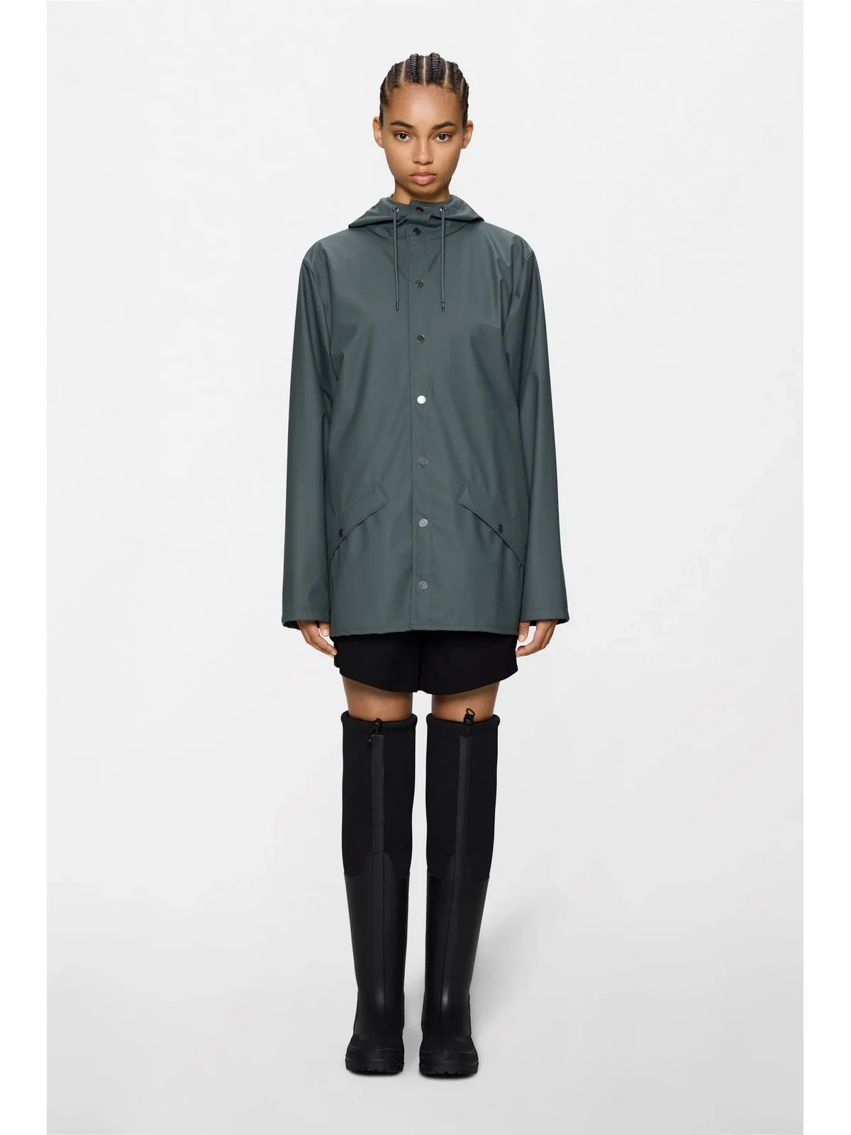 RAINS Giubbino Unisex adulto  12010 153 DARK GREY DARK GREY - Image 8