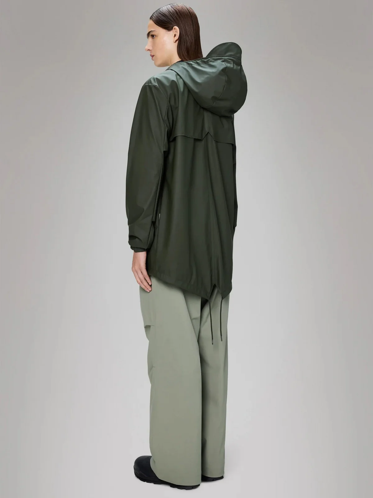 RAINS Giubbino Unisex adulto Fishtail Jacket W3 18010 03 Green GREEN - Image 4