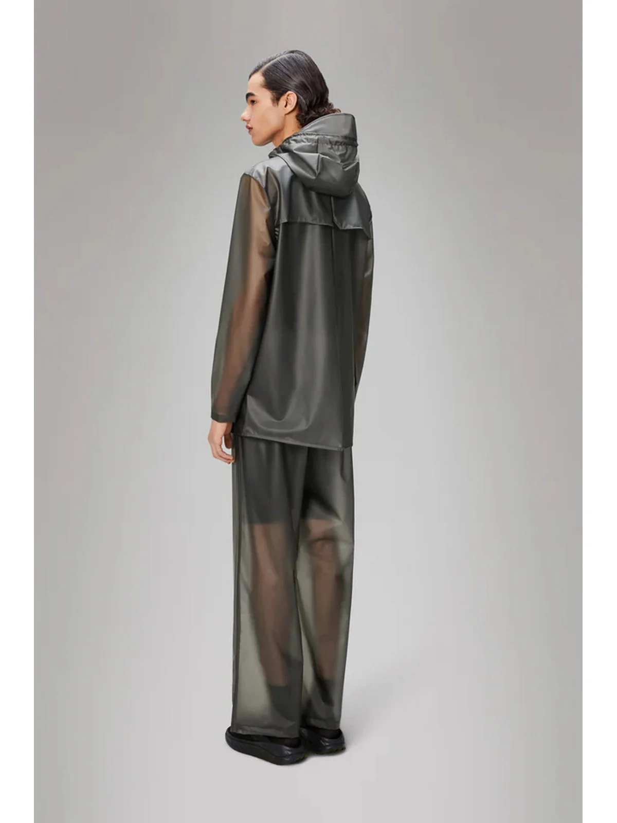 RAINS Giubbino Unisex adulto Jacket W3 12010 106 Mist Grigio - Image 3