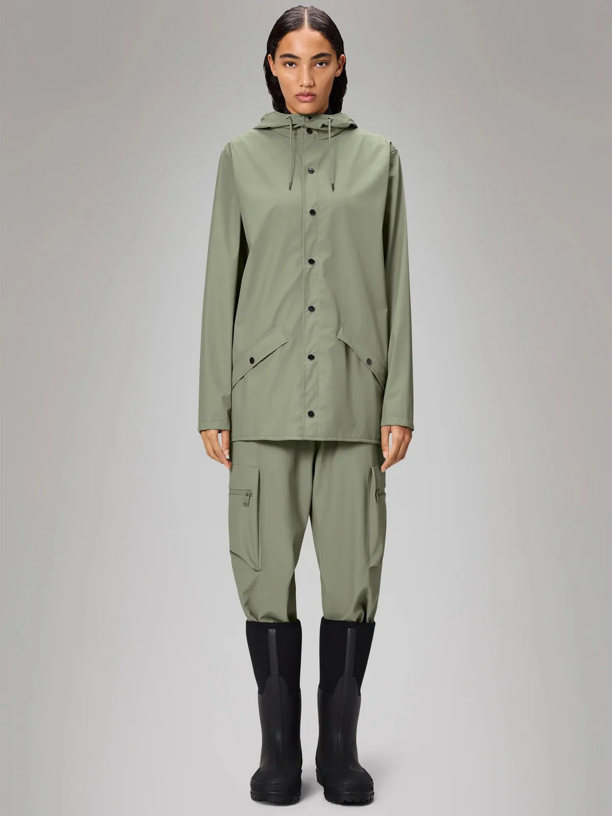 RAINS Giubbino Unisex adulto Jacket W3 12010 108 Drift Drift - Image 5