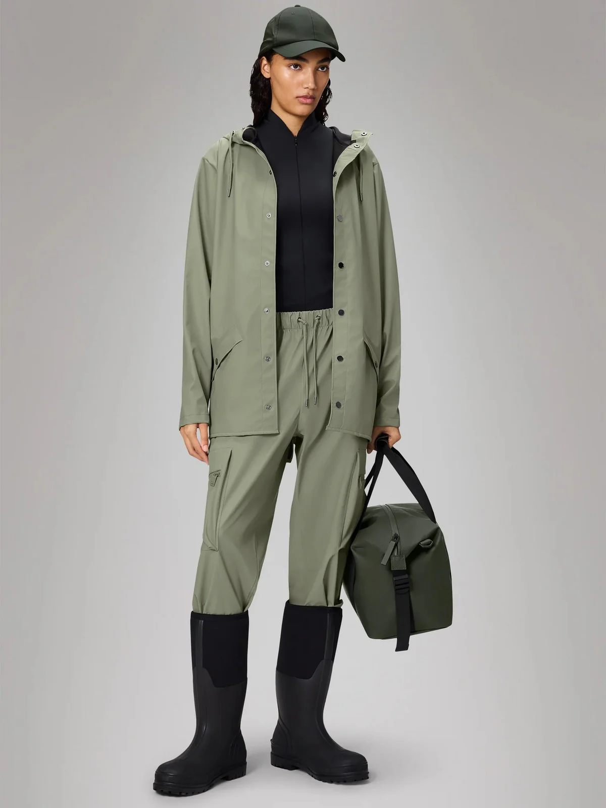 RAINS Giubbino Unisex adulto Jacket W3 12010 108 Drift Drift - Image 7