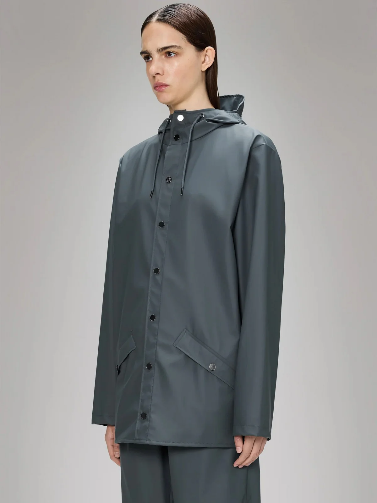 RAINS Giubbino Unisex adulto Jacket W3 12010 124 Lagoon Lagoon - Image 2