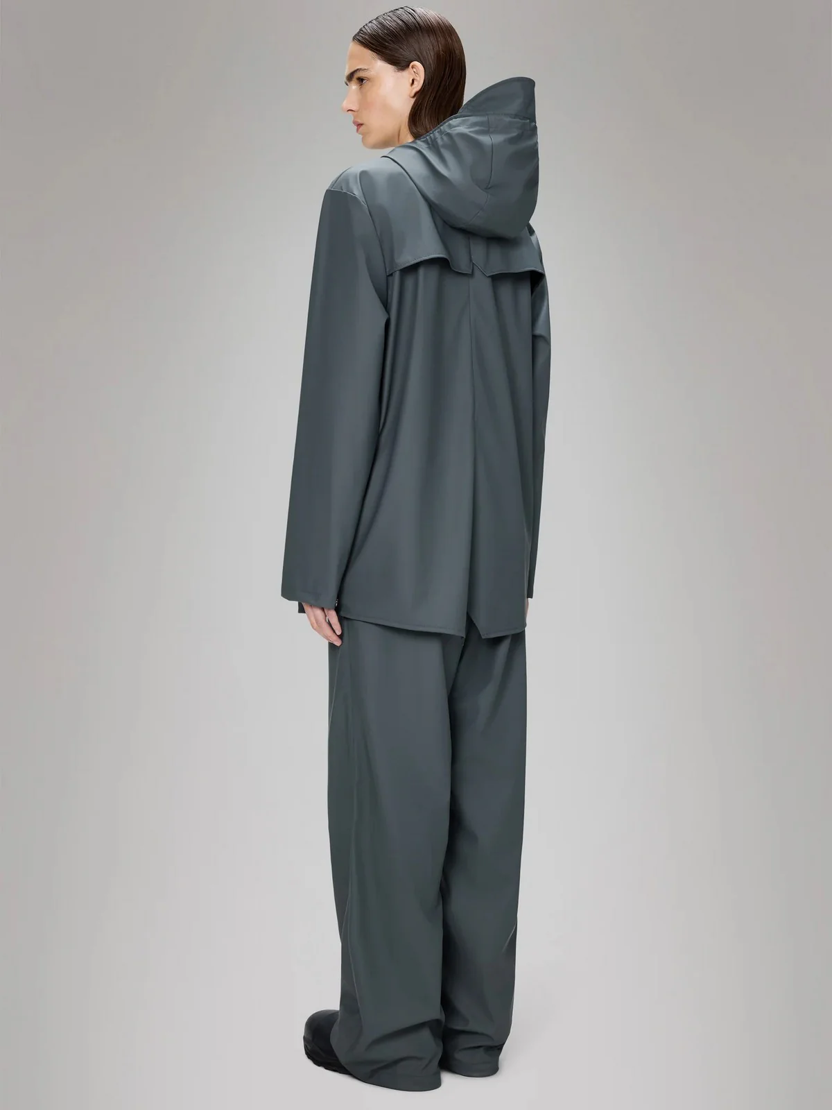 RAINS Giubbino Unisex adulto Jacket W3 12010 124 Lagoon Lagoon - Image 4