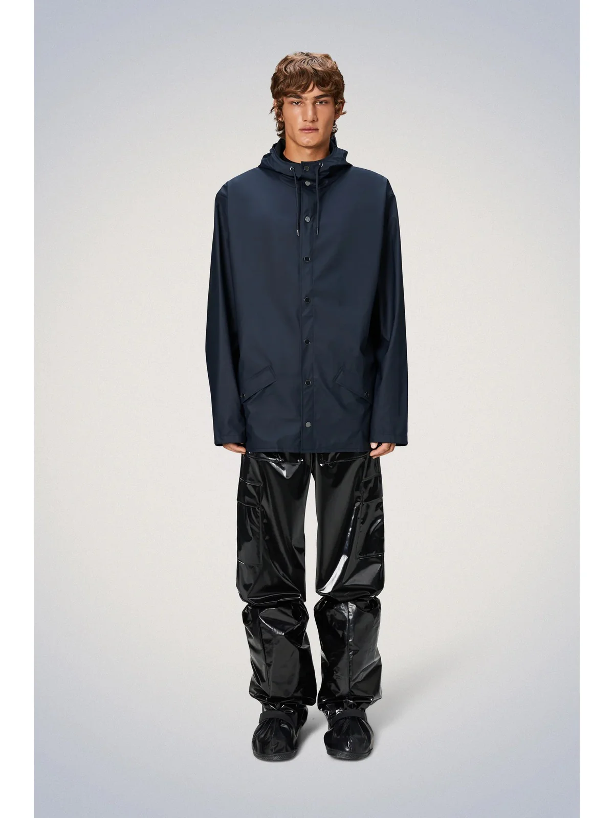 RAINS Giubbino Unisex adulto Jacket W3 12010 47 Navy Blu - Image 2