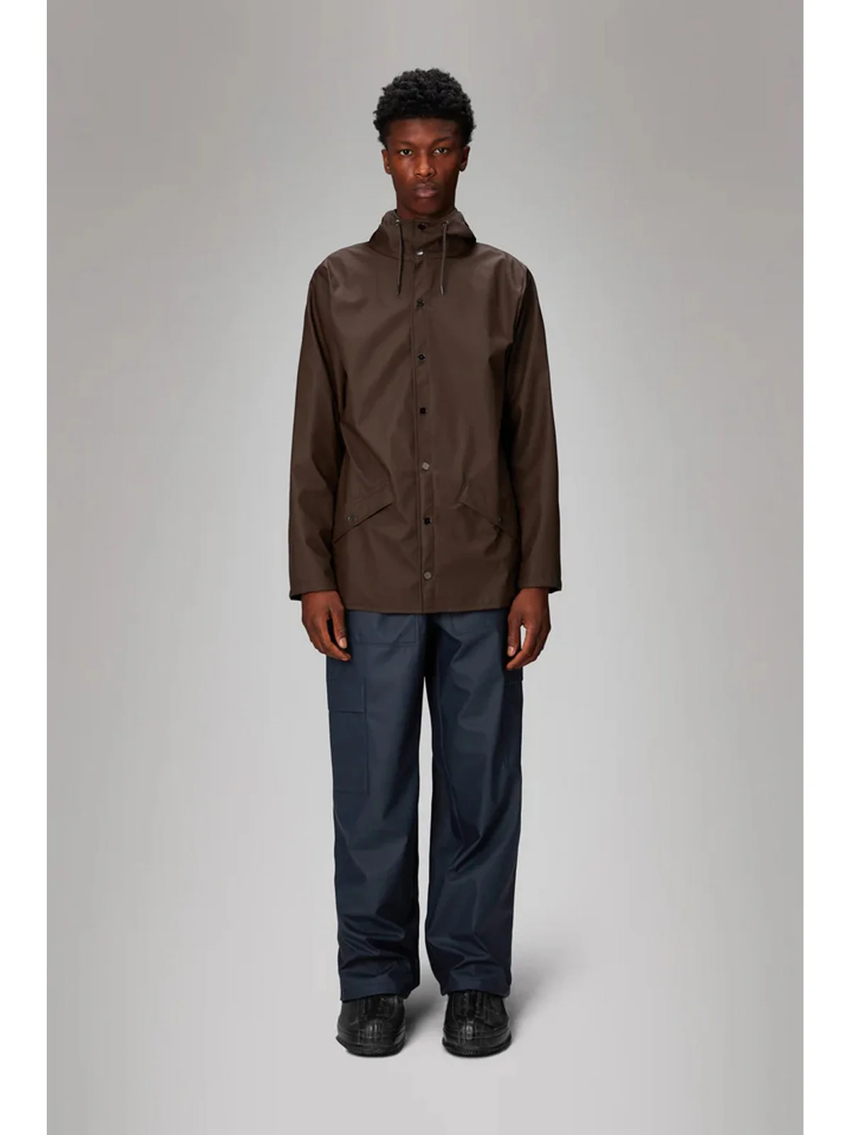 RAINS Giubbino Unisex adulto Jacket W3 12010 FRM Marrone - Image 2