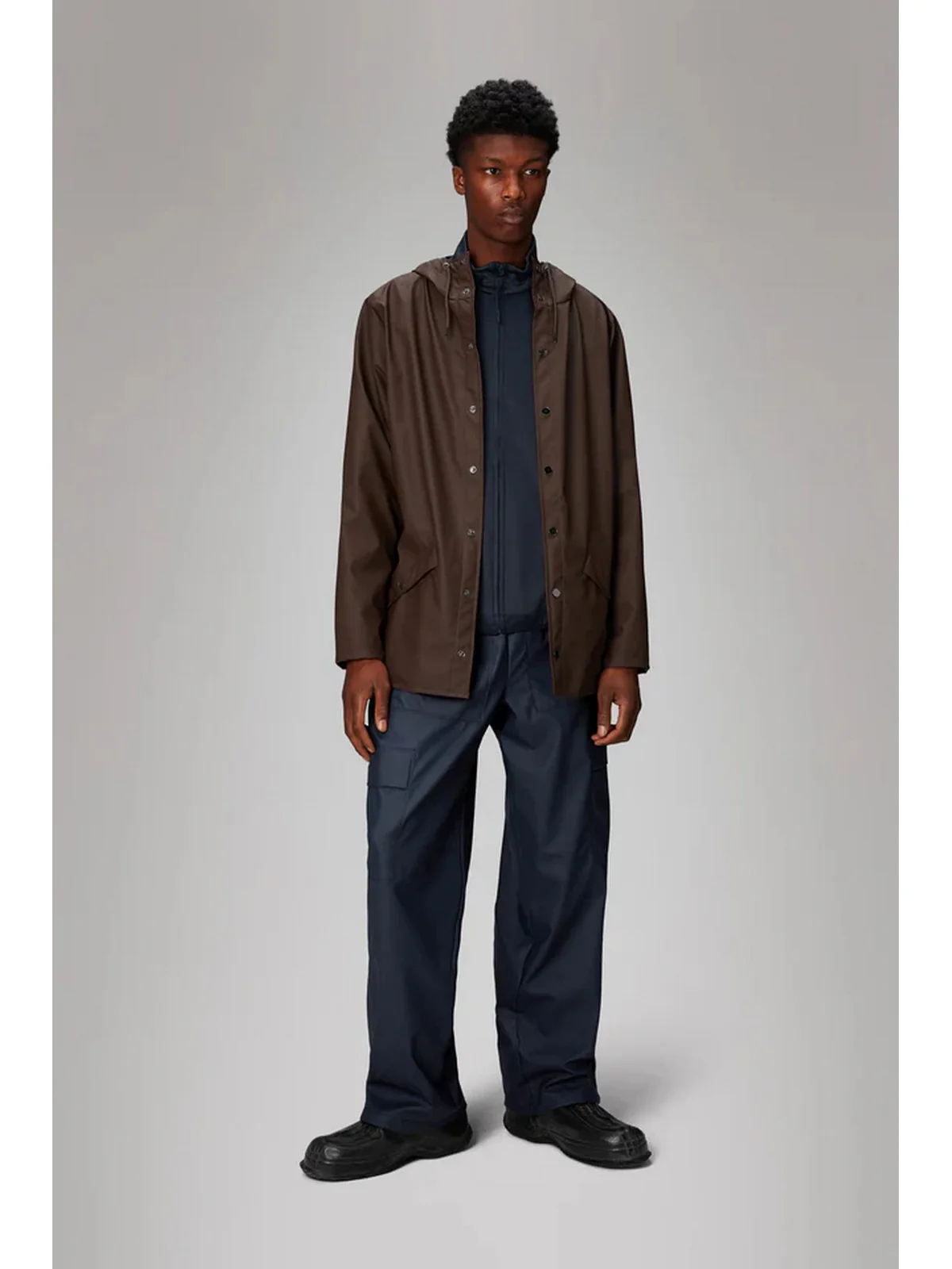 RAINS Giubbino Unisex adulto Jacket W3 12010 FRM Marrone - Image 4