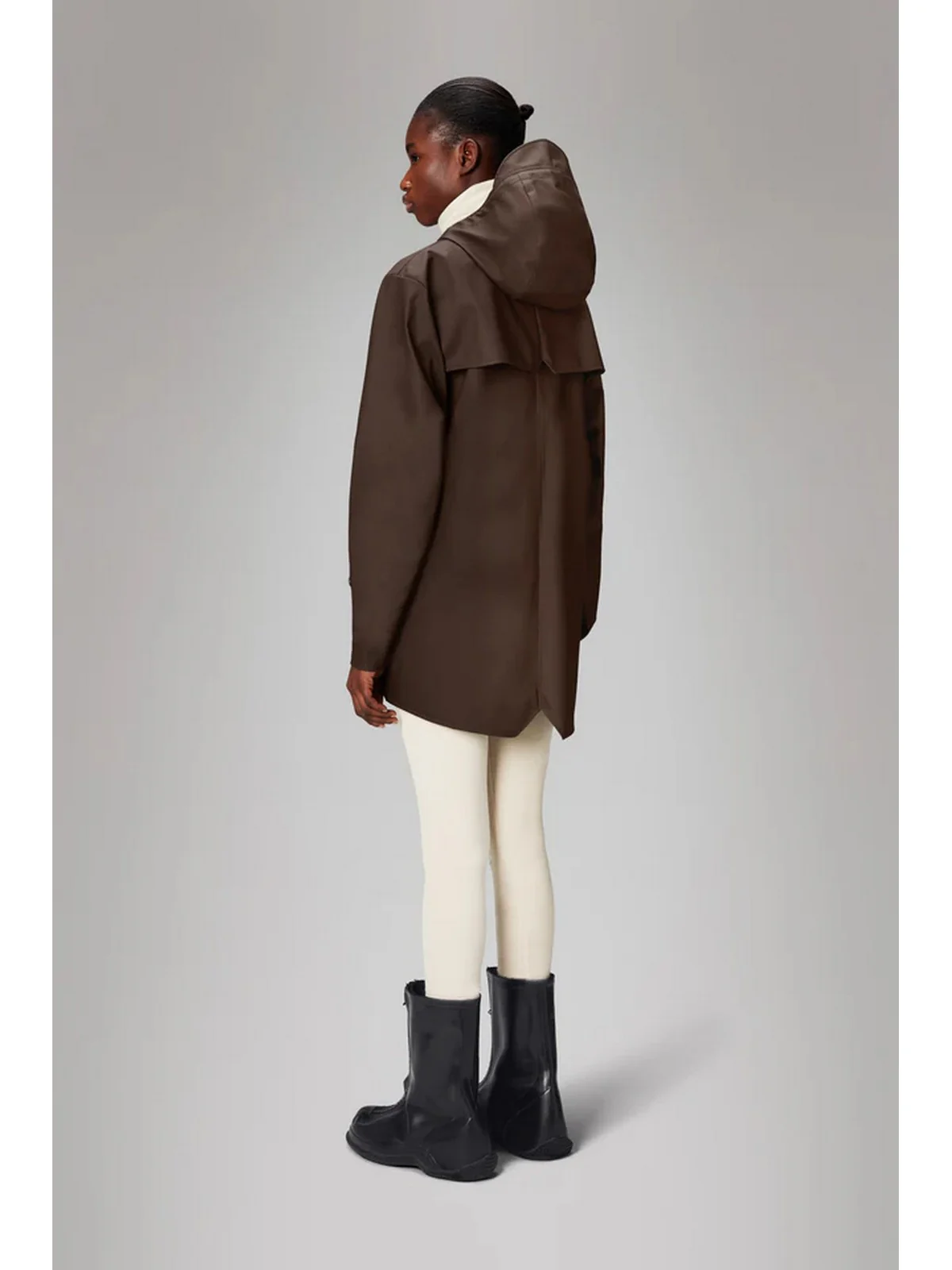 RAINS Giubbino Unisex adulto Jacket W3 12010 FRM Marrone - Image 5