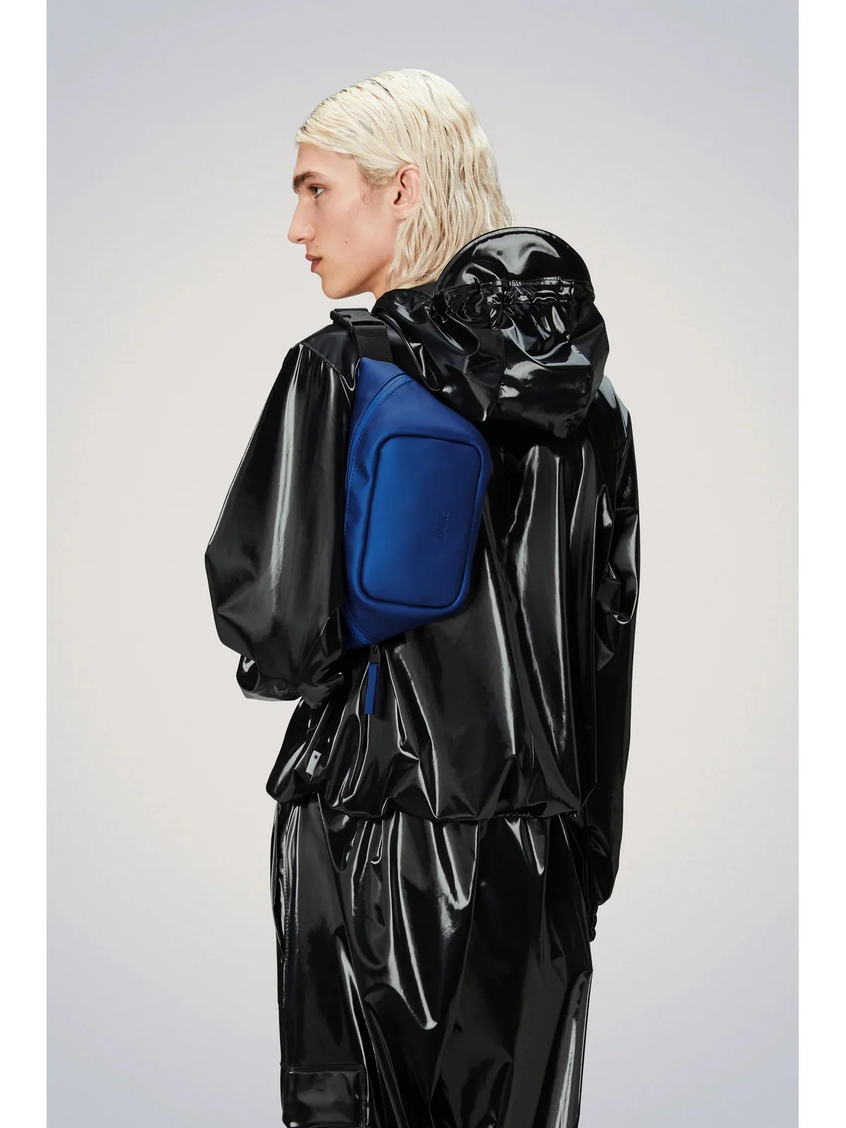 RAINS Marsupio Unisex adulto Bum Bag Mini W3 14730 10 Storm Blu - Image 2