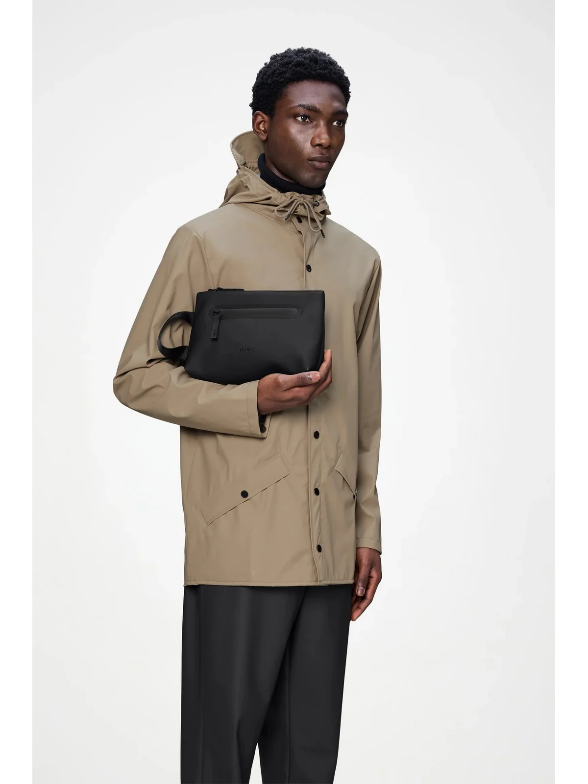 RAINS Pochette Unisex adulto  16250 01 BLACK BLACK - Image 2