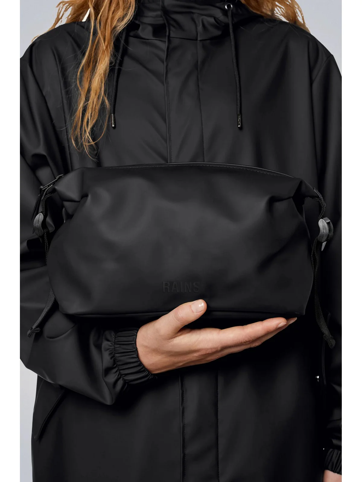 RAINS Pochette Unisex adulto Hilo Wash Bag W3 15630 01 Black Nero - Image 2
