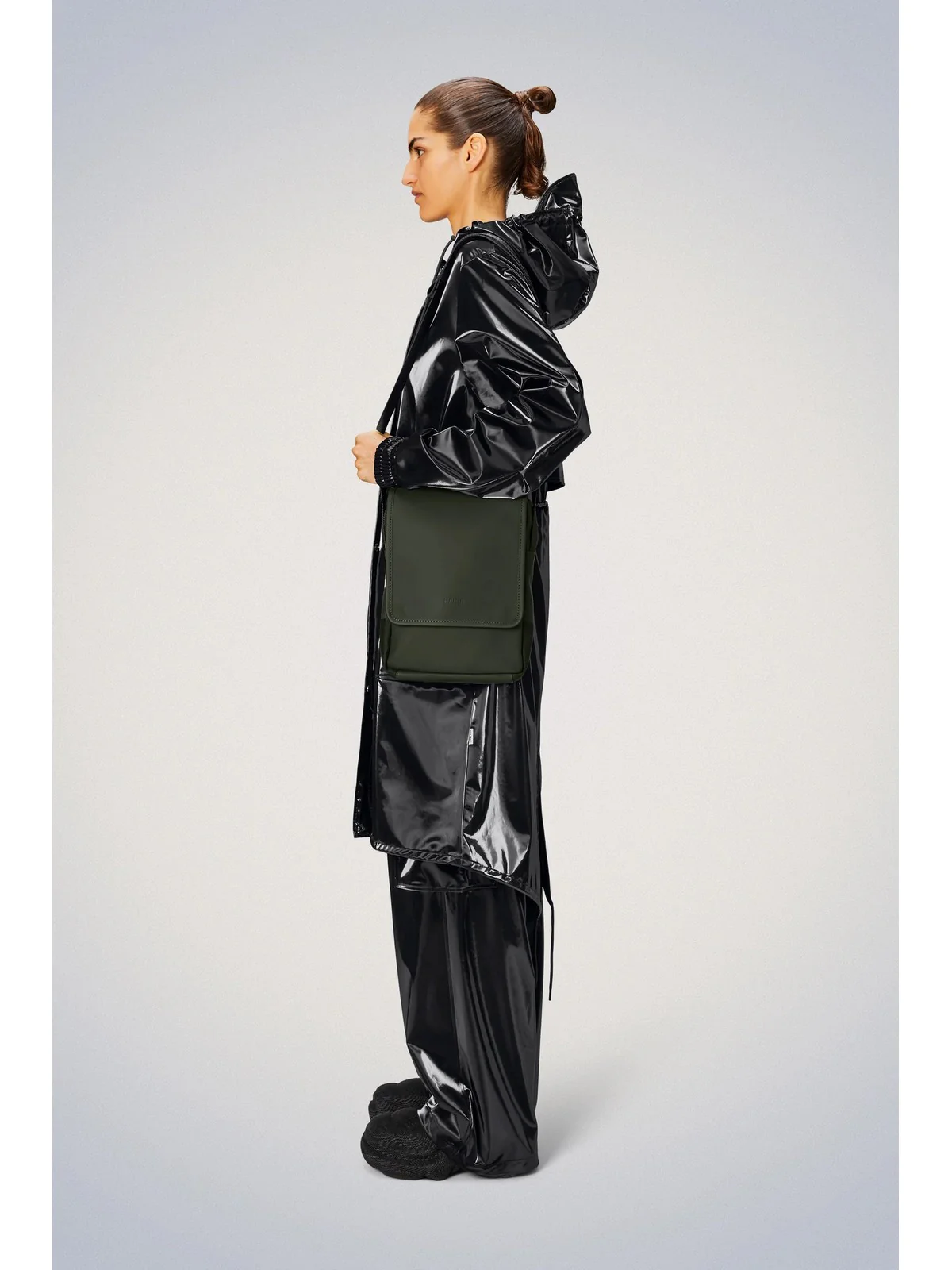 RAINS Tracolla Unisex adulto Trail Reporter Bag W3 14550 03 Green  Verde - Image 3