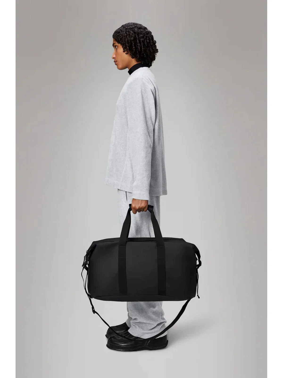 RAINS Valigie e Trolley Unisex adulto Hilo Weekend Bag 14200 01 Black BLACK - Image 2