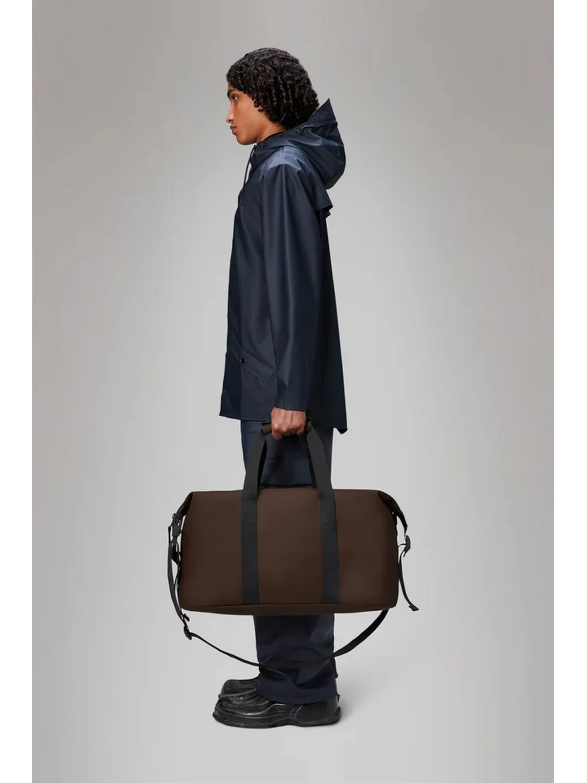 RAINS Valigie e Trolley Unisex adulto Hilo Weekend Bag 14200 FRM Marrone - Image 3