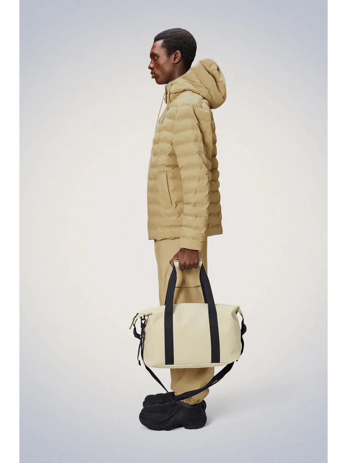 RAINS Valigie e Trolley Unisex adulto Hilo Weekend Bag Small W3 14220 26 Dune Beige - Image 2
