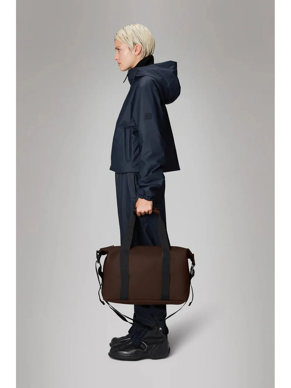 RAINS Valigie e Trolley Unisex adulto Hilo Weekend Bag Small W3 14220 FRM Marrone - Image 3