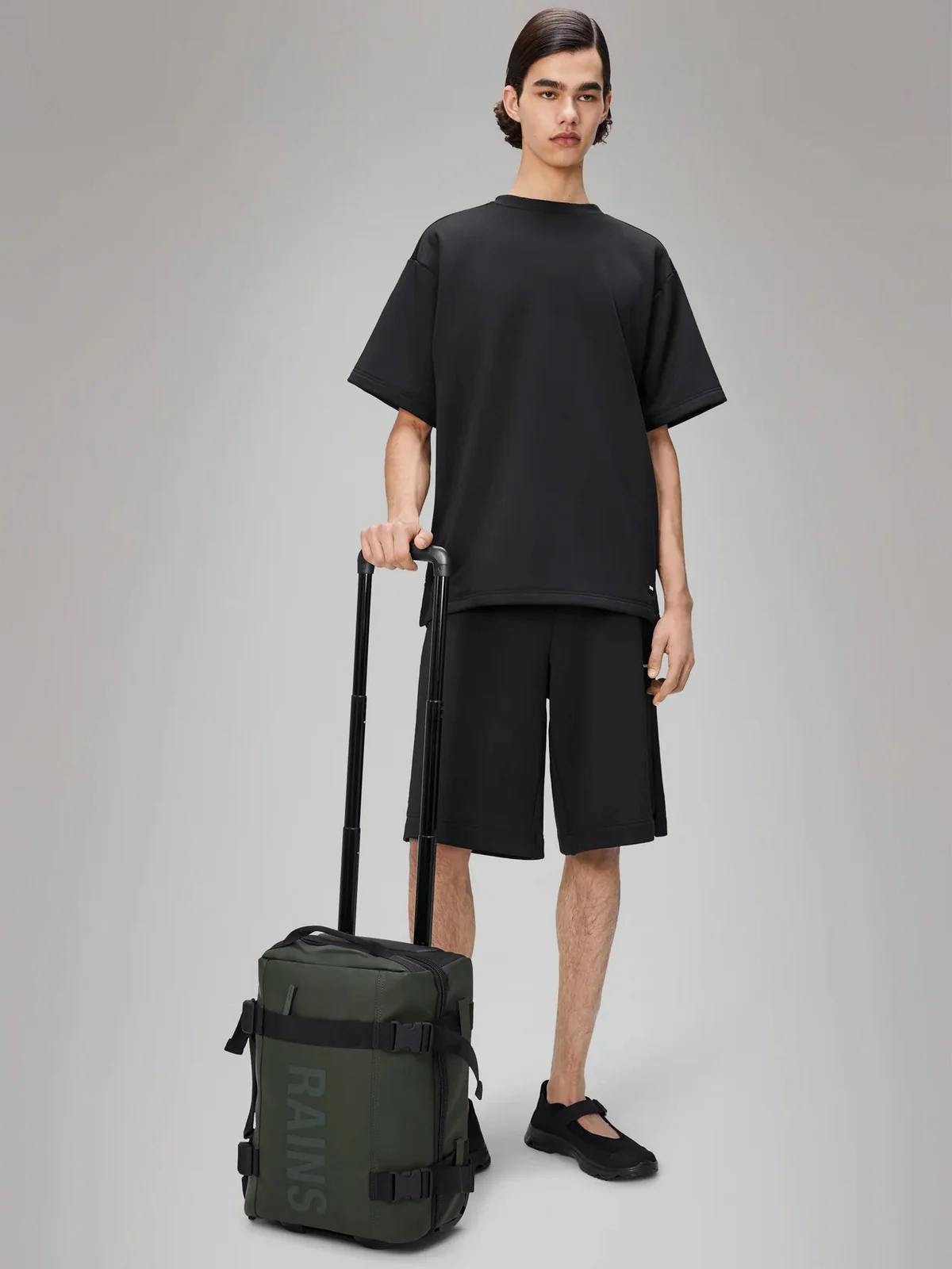 RAINS Valigie e Trolley Unisex adulto Texel Cabin Bag Mini W3 14790 03 Green Verde - Image 2