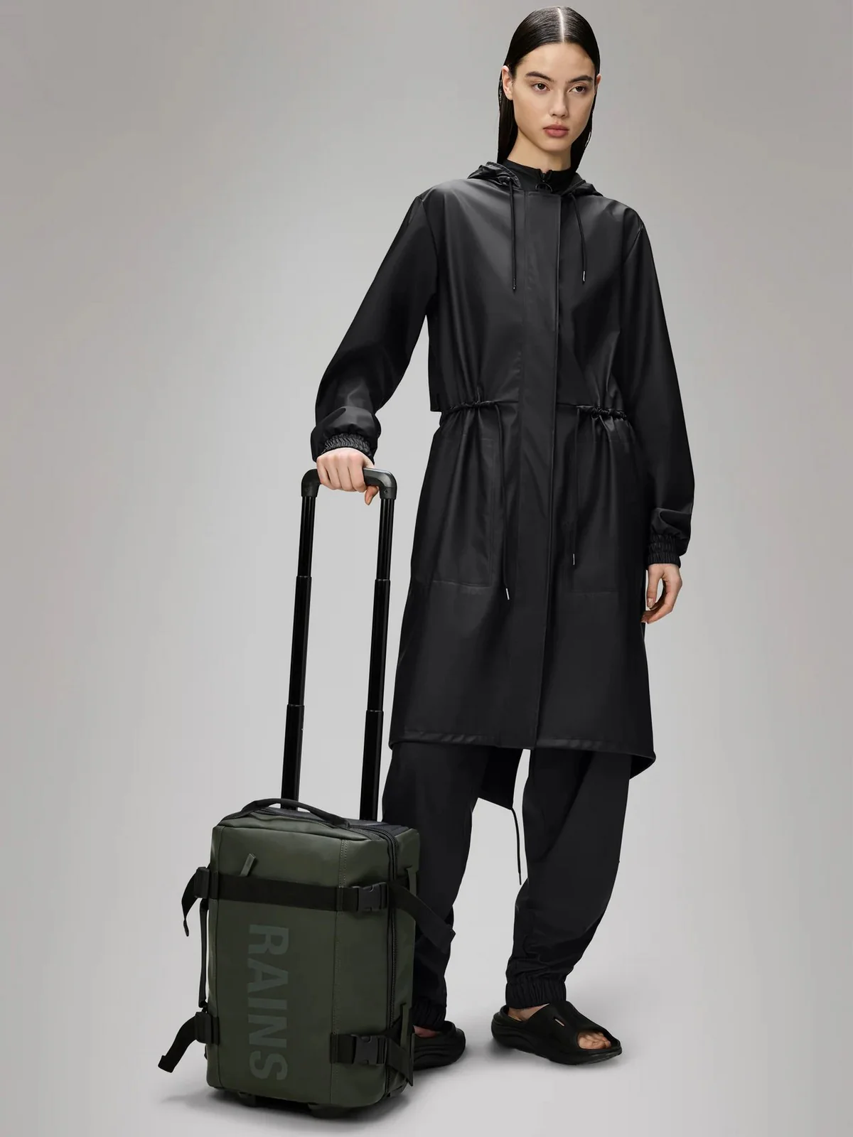 RAINS Valigie e Trolley Unisex adulto Texel Cabin Bag Mini W3 14790 03 Green Verde - Image 3