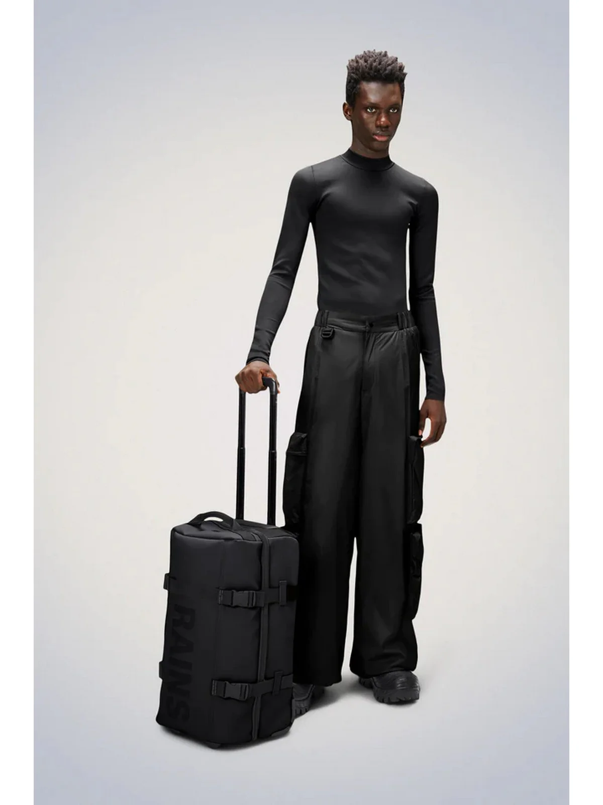 RAINS Valigie e Trolley Unisex adulto Texel Cabin Bag W3 13460 01 Black Nero - Image 4