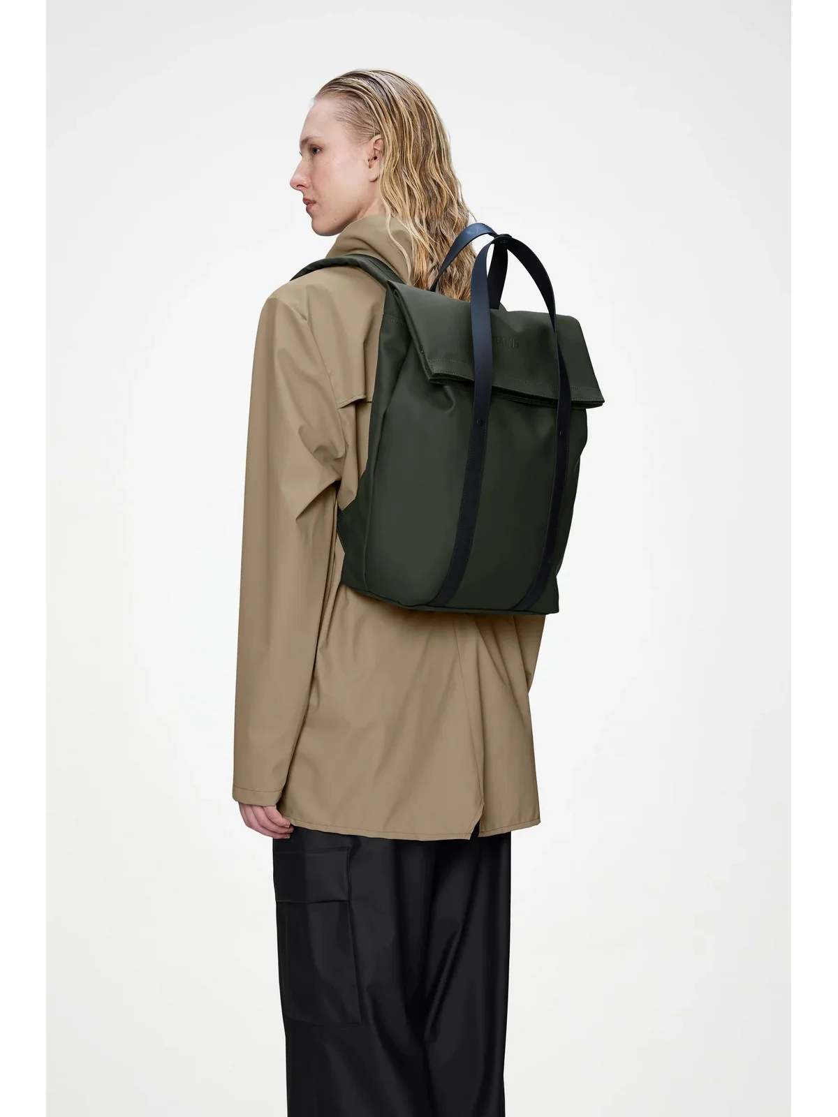 RAINS Zaino Unisex adulto  12940 03 GREEN GREEN - Image 5