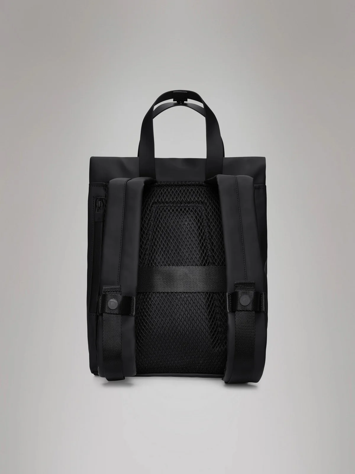 RAINS Zaino Unisex adulto 2 Way Tote Backpack Mini W3 12780 01 Black BLACK - Image 3