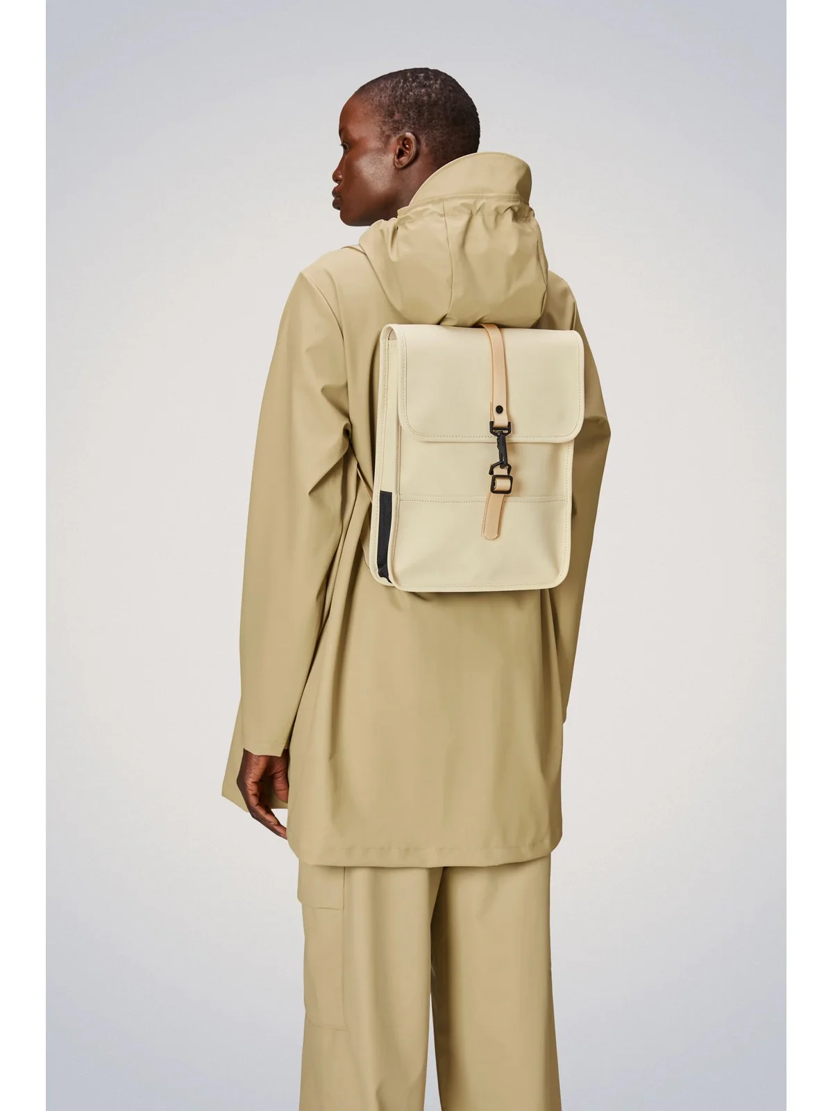 RAINS Zaino Unisex adulto Backpack Micro W3 13010 26 Dune Beige - Image 2