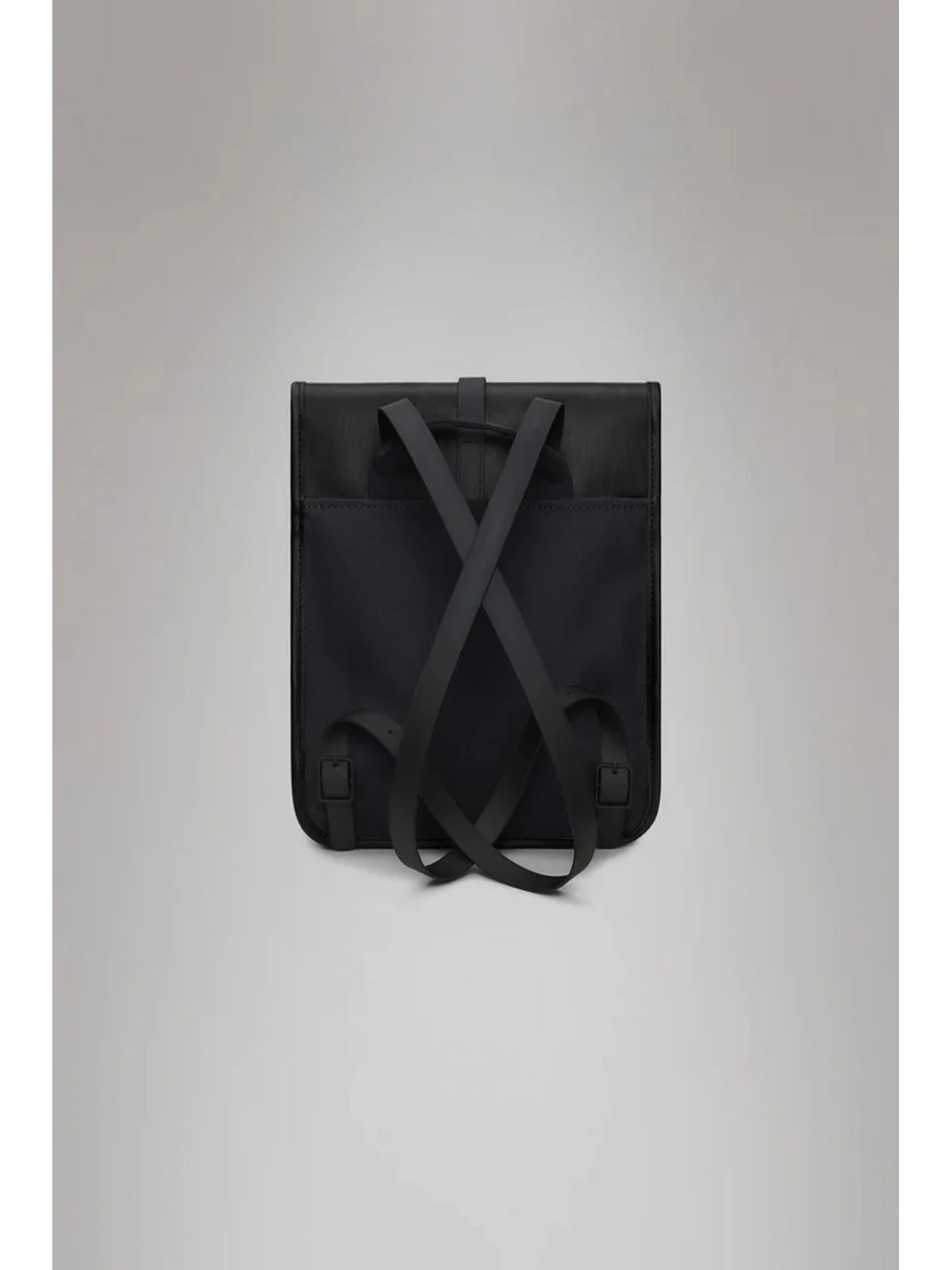 RAINS Zaino Unisex adulto Backpack Micro W3 13010 84 Black Grain Nero - Image 3