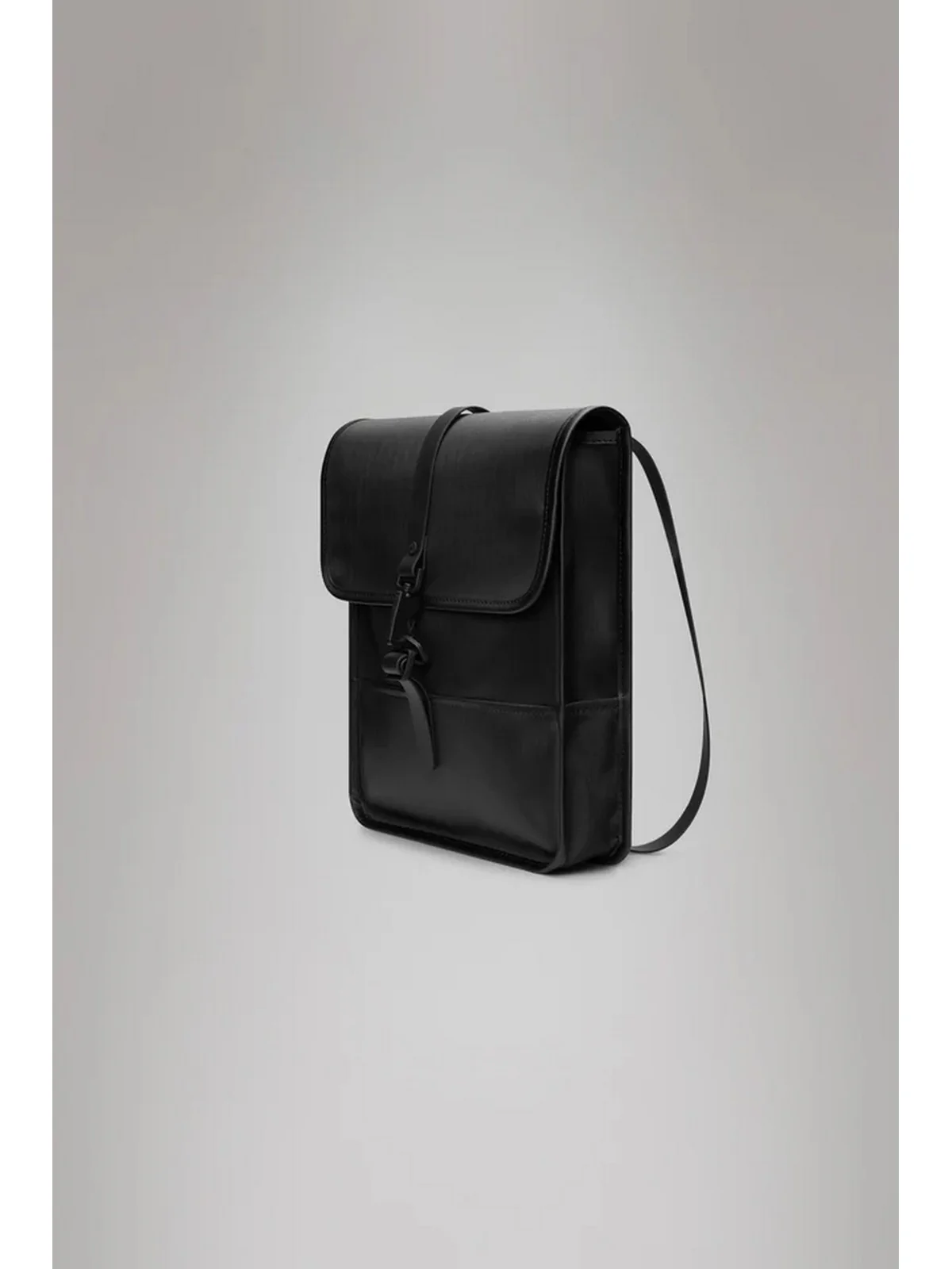 RAINS Zaino Unisex adulto Backpack Micro W3 13010 84 Black Grain Nero - Image 4