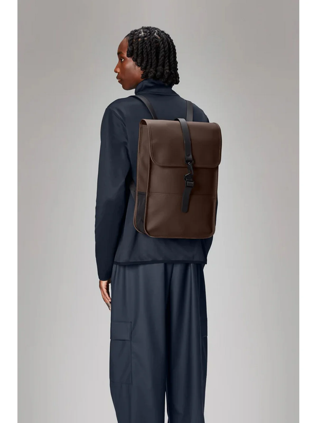 RAINS Zaino Unisex adulto Backpack Mini W3 13020 FRM Marrone - Image 3