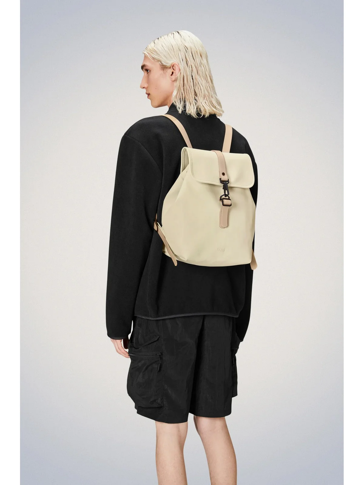 RAINS Zaino Unisex adulto Bucket Backpack W3 13040 26 Dune Beige - Image 2