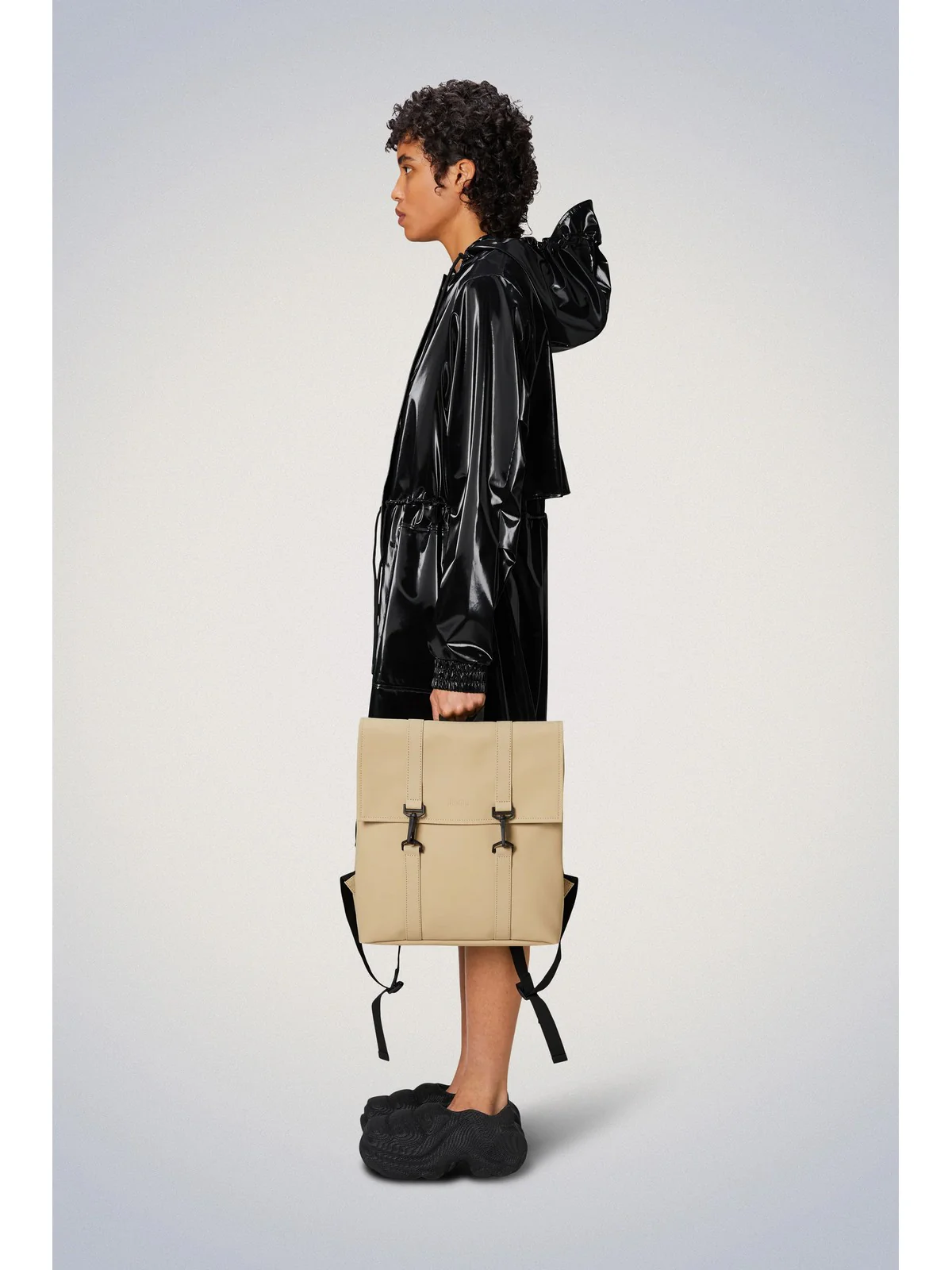 RAINS Zaino Unisex adulto MSN Bag Mini W3 13310 24 Sand Beige - Image 5