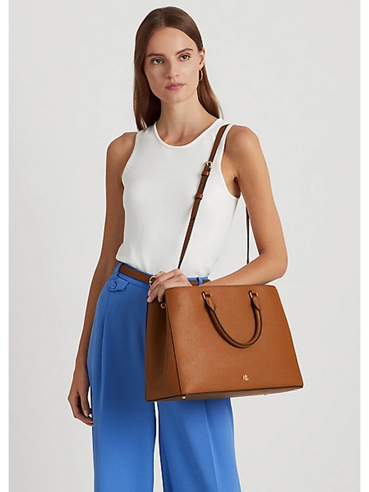 LAUREN RALPH LAUREN Borsa Donna  431898556 006 Marrone - Image 5