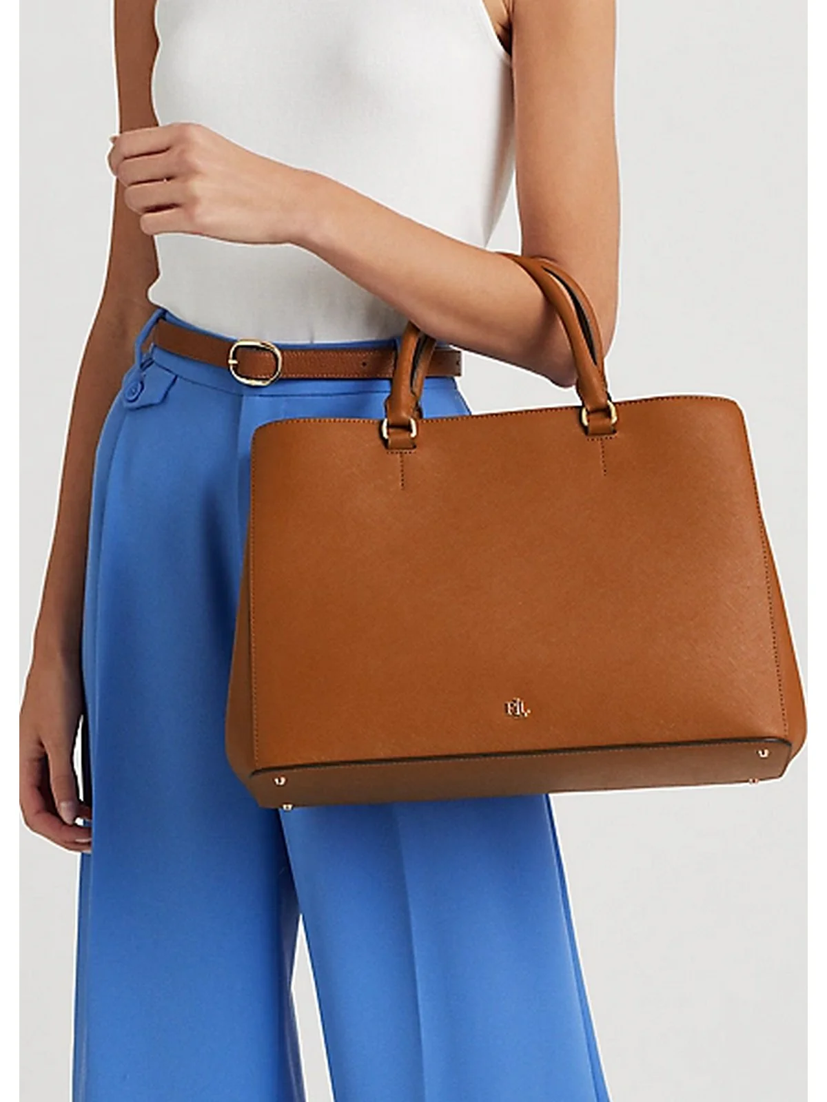 LAUREN RALPH LAUREN Borsa Donna  431898556 006 Marrone - Image 6
