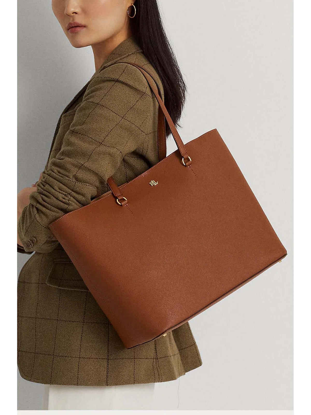 LAUREN RALPH LAUREN Borsa Donna  431911655 002 Marrone - Image 5