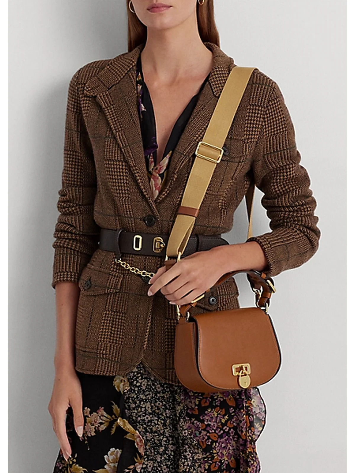 LAUREN RALPH LAUREN Borsa Donna  431915354 002 Marrone - Image 6