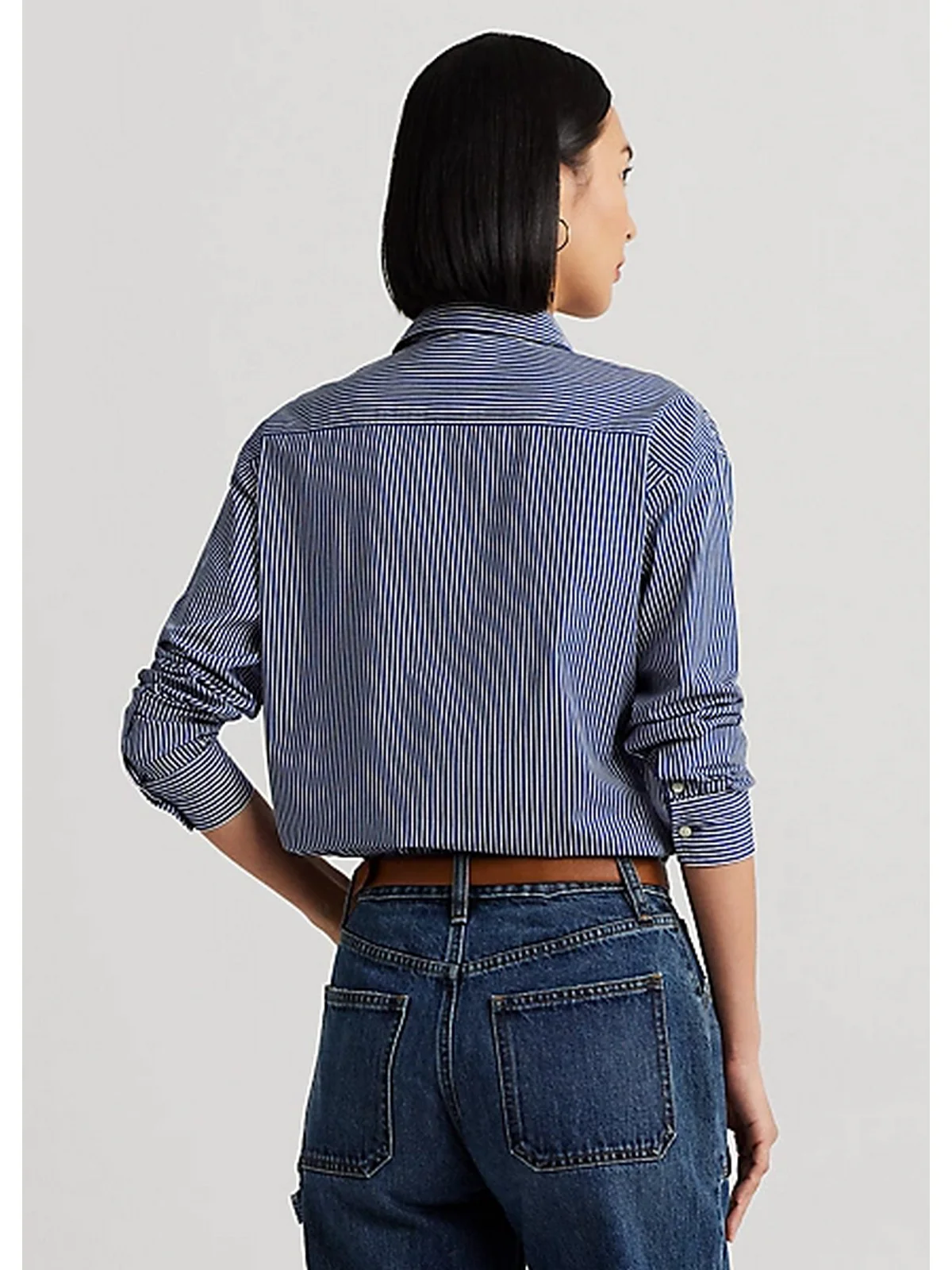 LAUREN RALPH LAUREN Camicia Donna 200928499 002 Blu - Image 3