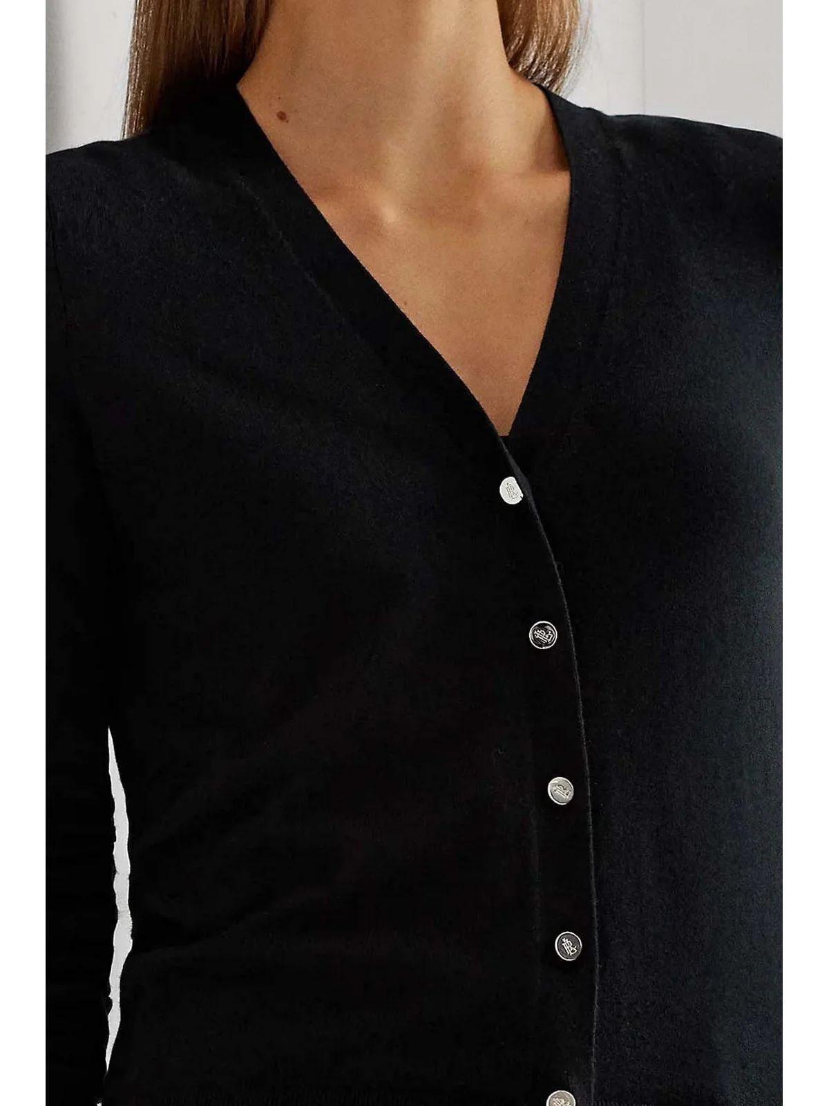 LAUREN RALPH LAUREN Cardigan Donna 200808207 001 POLO BLACK - Image 3