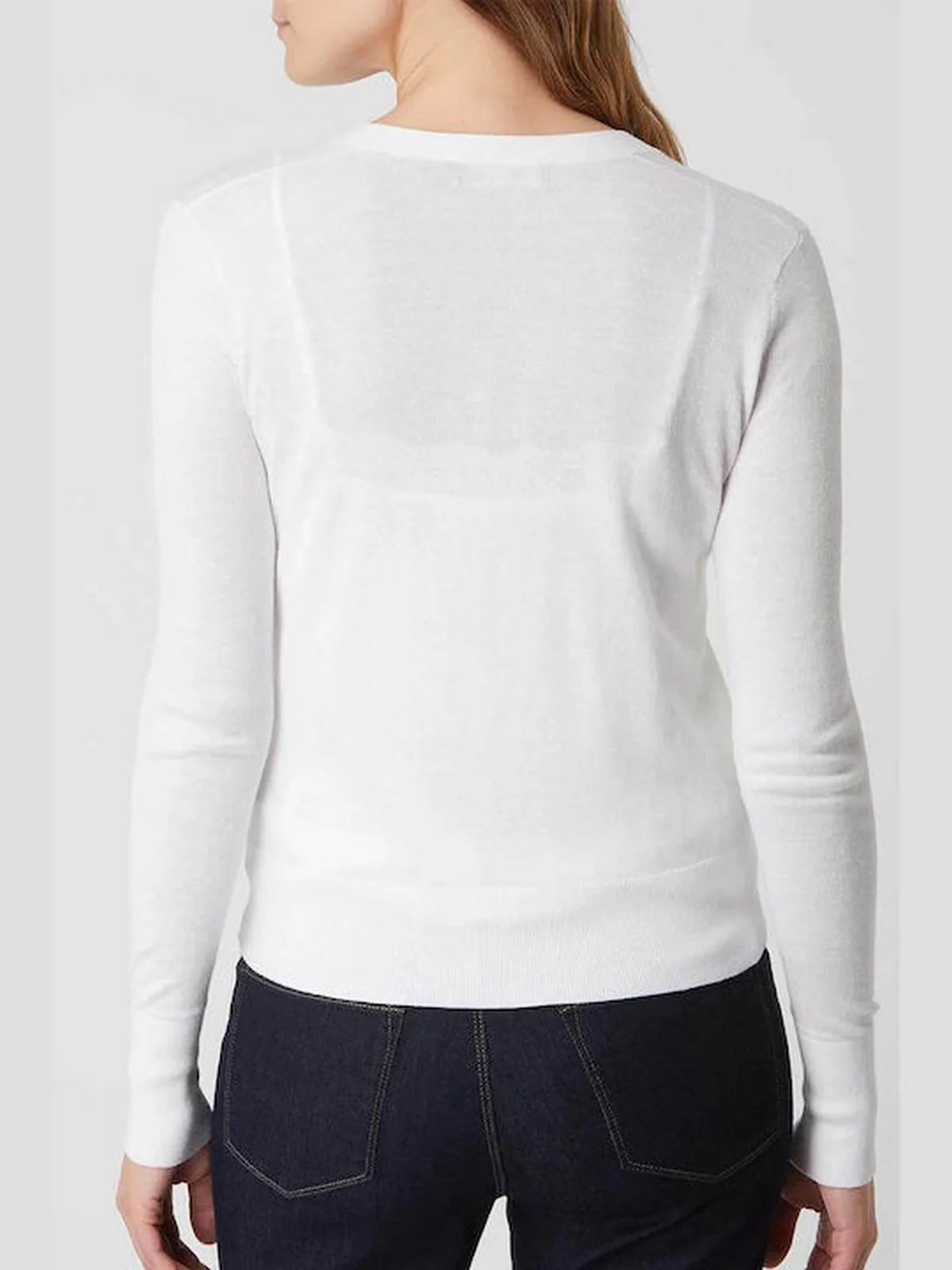 LAUREN RALPH LAUREN Cardigan Donna  200831710 002 Bianco - Image 3