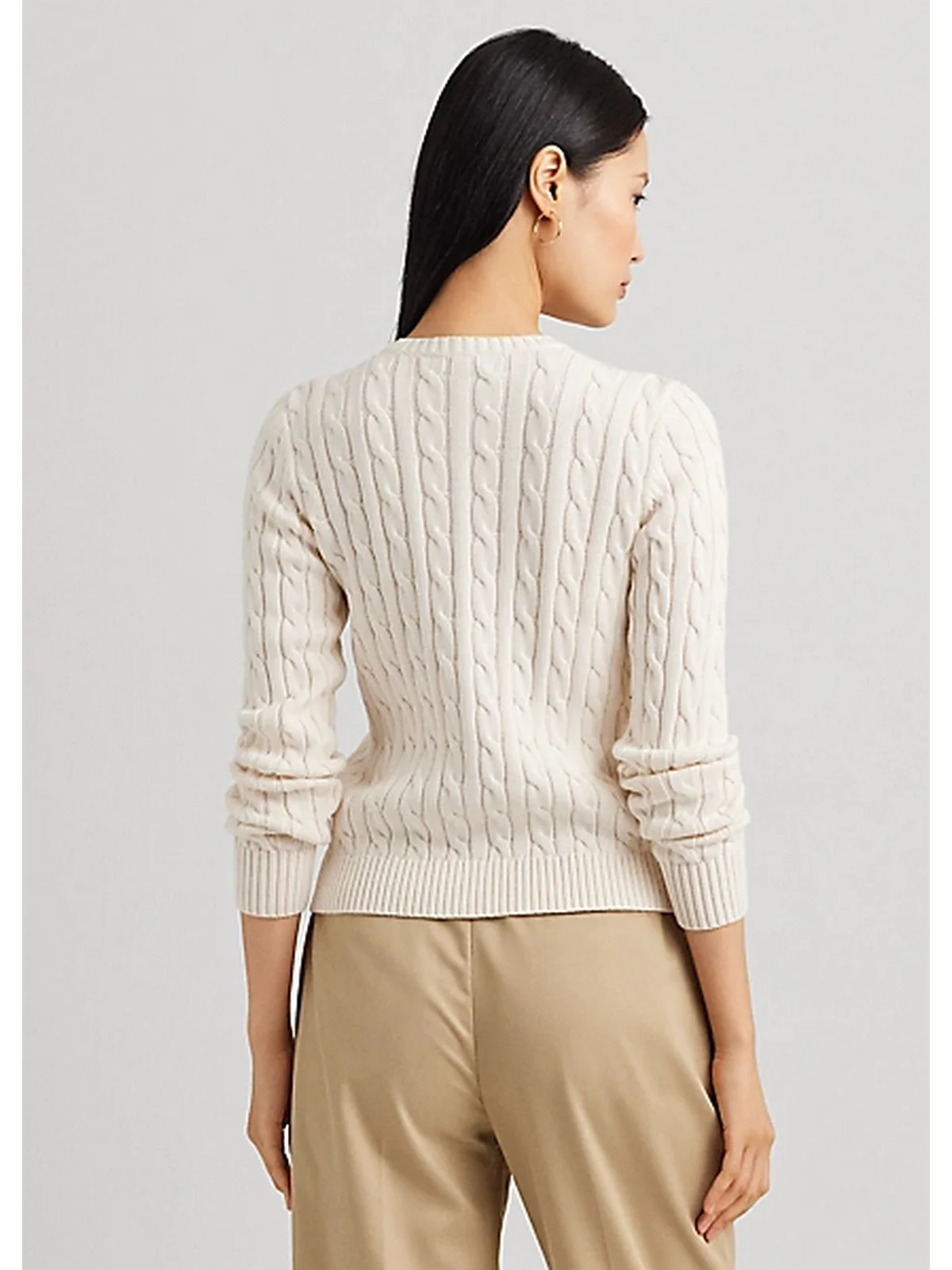 LAUREN RALPH LAUREN Cardigan Donna  200932225 001 MASCARPONE CREAM - Image 3