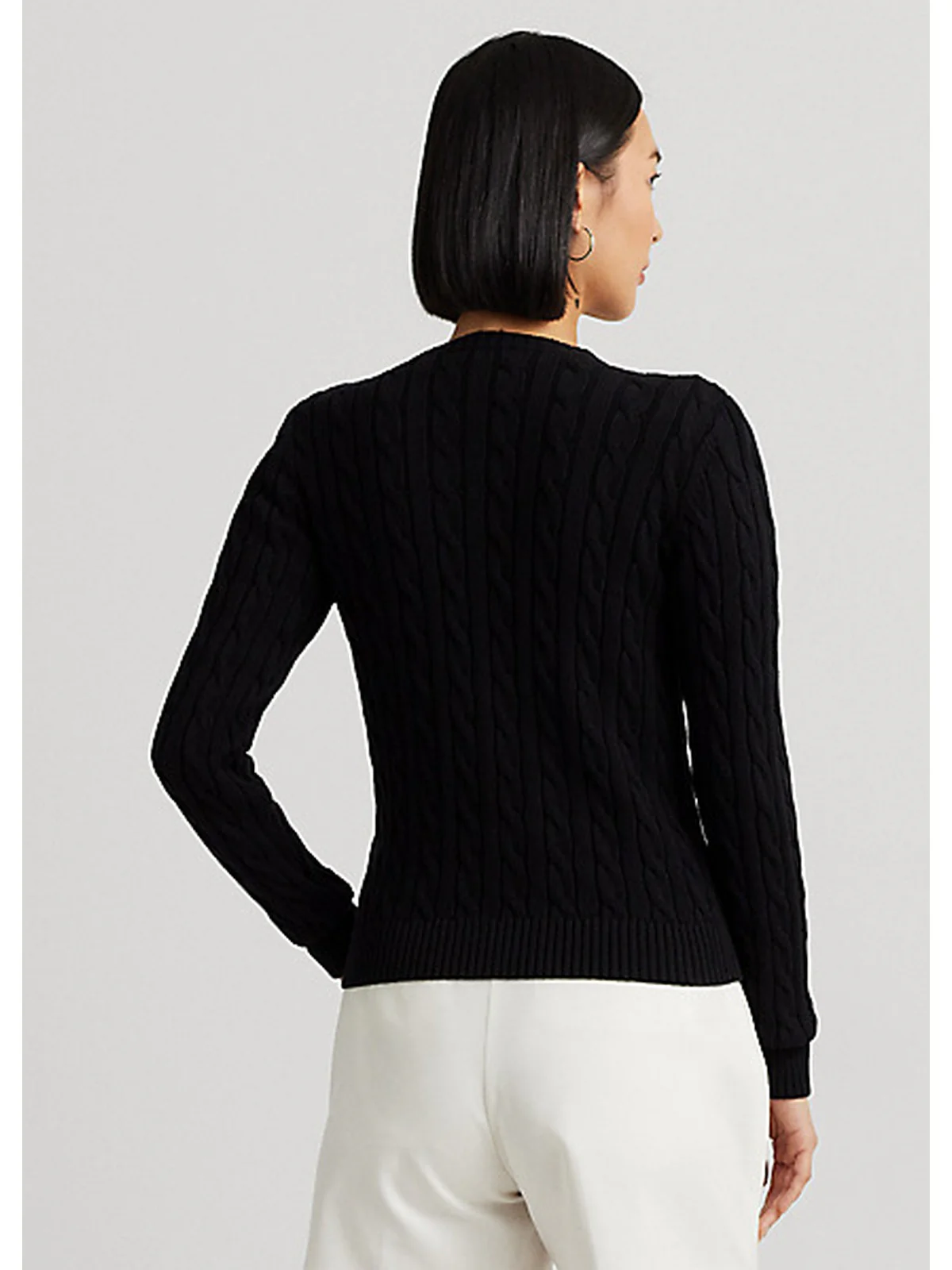 LAUREN RALPH LAUREN Cardigan Donna 200932225 003 BLACK - Image 3