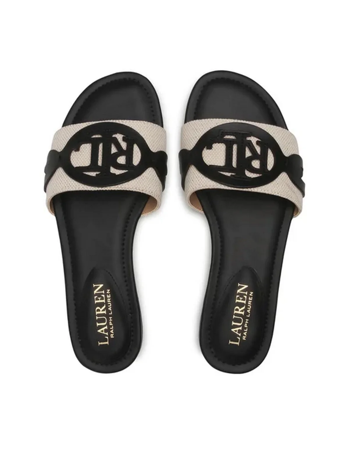 LAUREN RALPH LAUREN Ciabatta Donna  802826823 004 Nero - Image 3