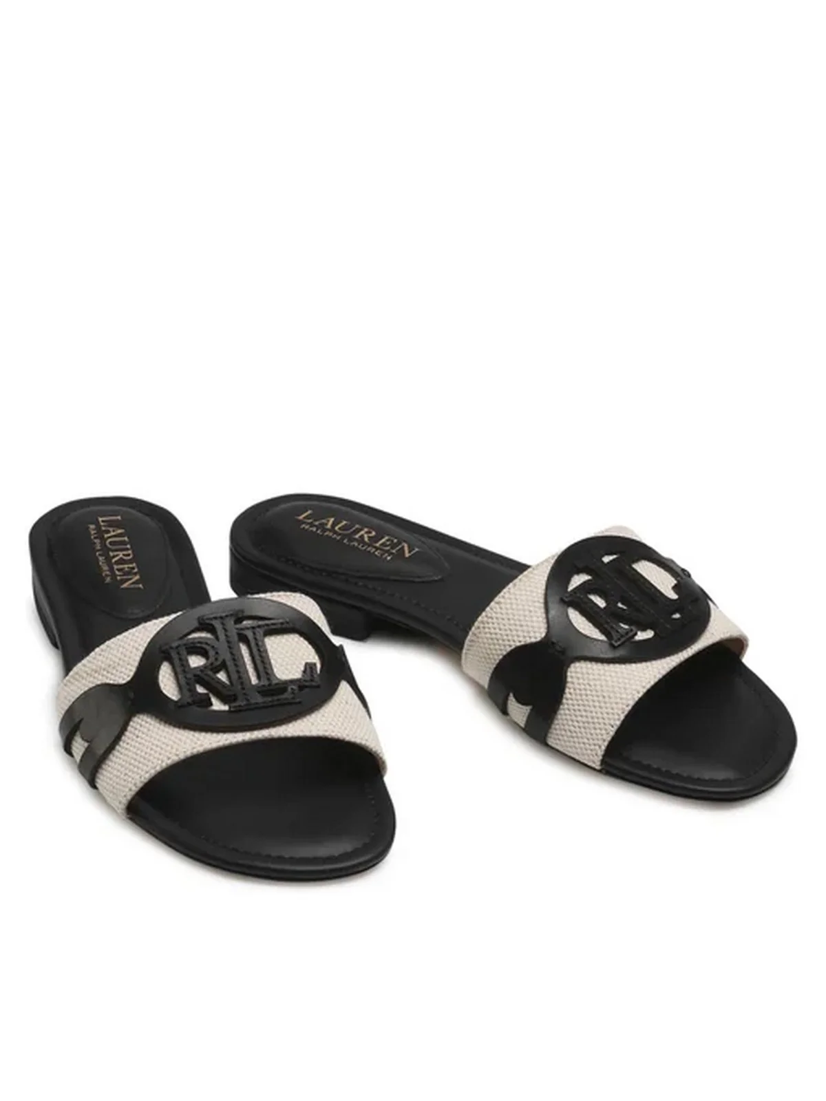 LAUREN RALPH LAUREN Ciabatta Donna  802826823 004 Nero - Image 4