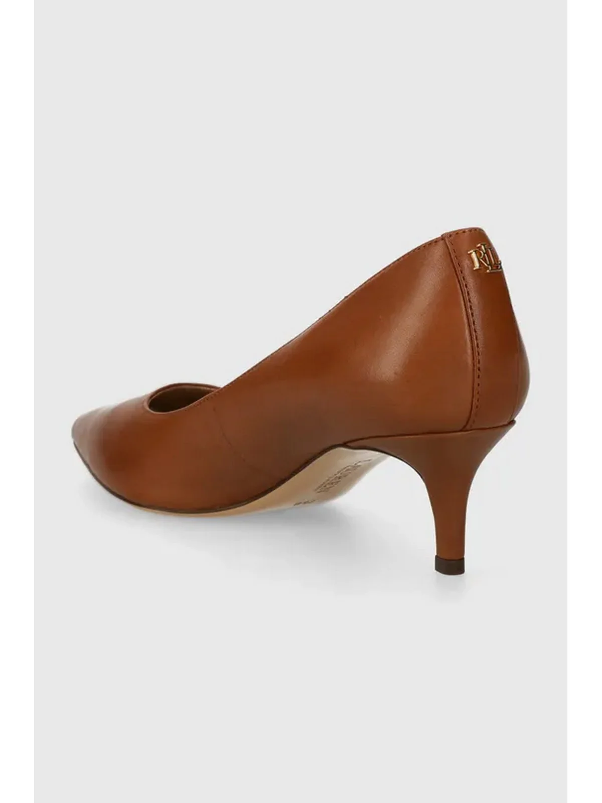LAUREN RALPH LAUREN Décolleté Donna  802940572 002 DEEP SADDLE TAN - Image 3