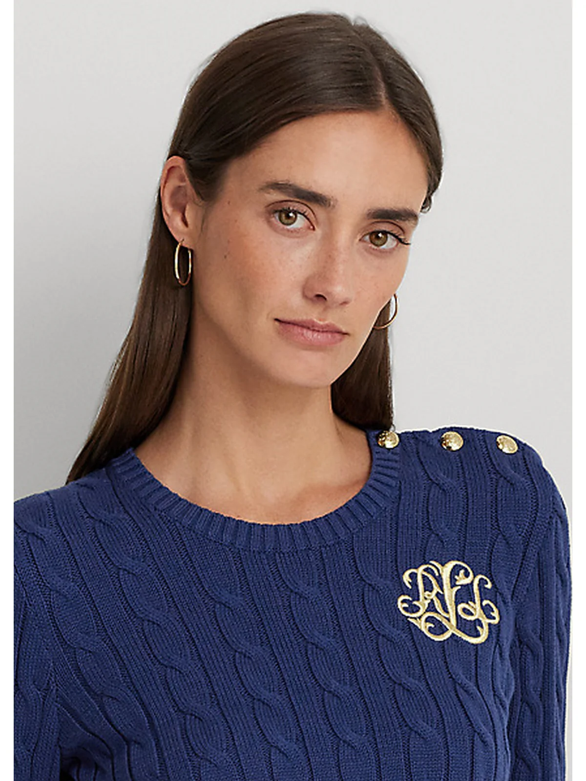 LAUREN RALPH LAUREN Maglia Donna  200925325 002 Blu - Image 3