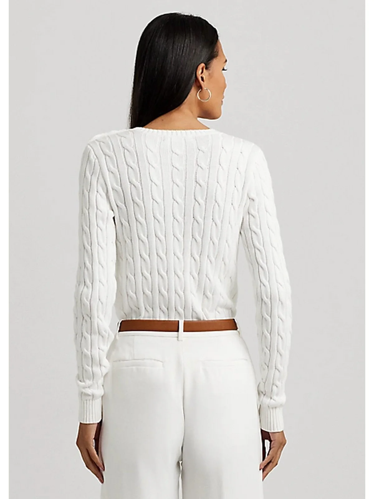 LAUREN RALPH LAUREN Maglia Donna  200925325 004 Bianco - Image 4