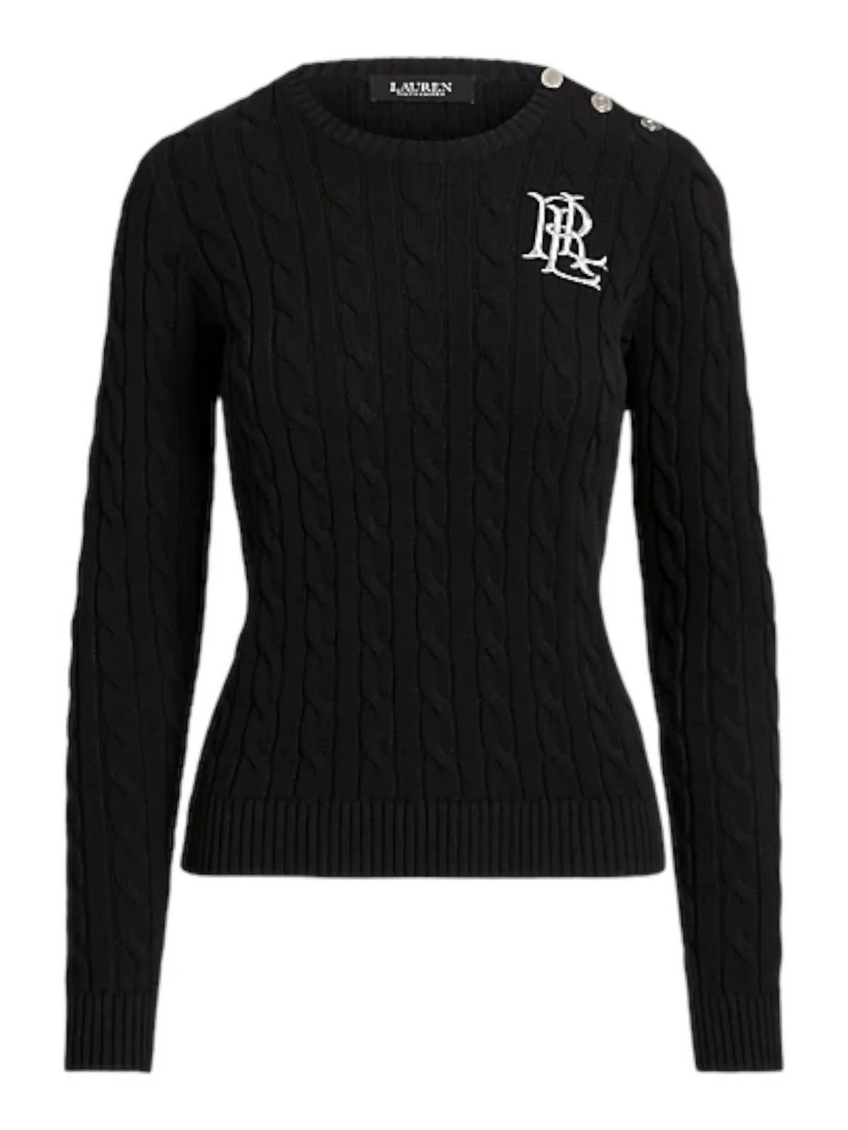 LAUREN RALPH LAUREN Maglia Donna 200932223 001 BLACK